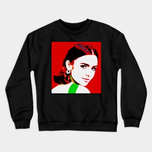 lily collins Crewneck Sweatshirt